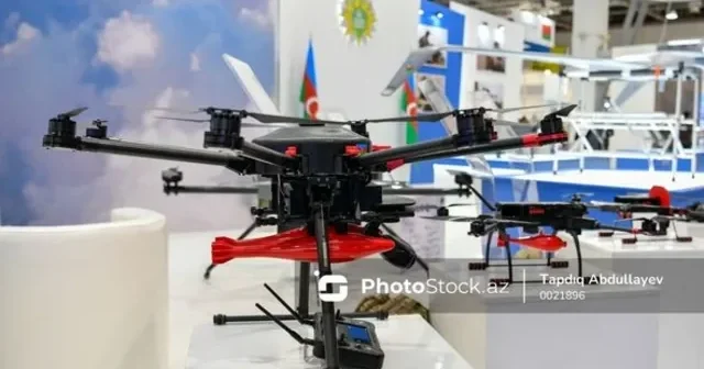 Азербайджанские ударные дроны представлены на международной выставке в Турции
