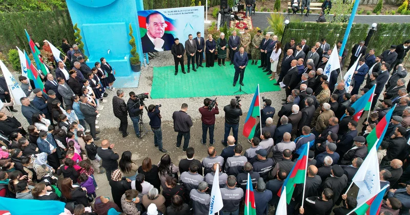 Heydər Əliyevin 103 illiyi ilə bağlı Tərtərdə sosial layihə icra edildi Fotolar