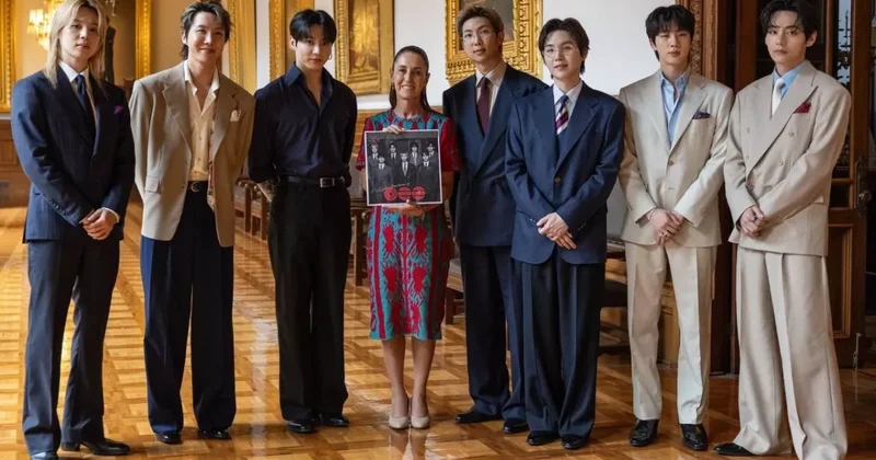 Президент Мексики наградила BTS