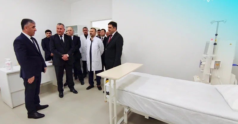 Gədəbəy Rayon Mərkəzi Xəstəxanasında yeni Hemodializ şöbəsi açılıb