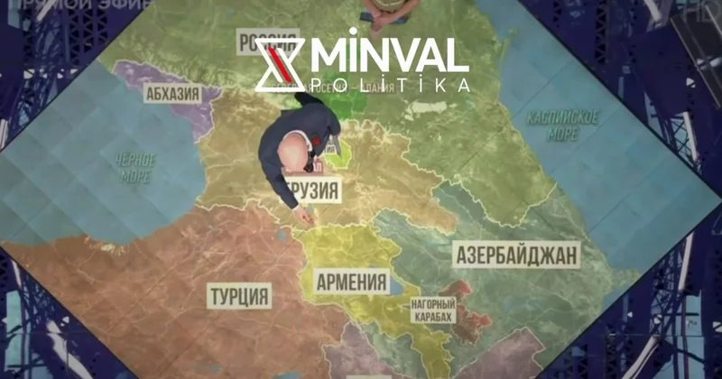 Первый канал России вновь нарисовал отдельный Карабах на карте Азербайджана Minval Politika