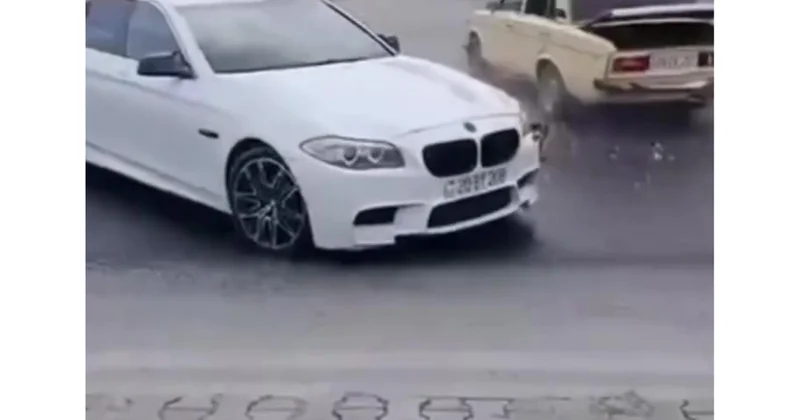 Разлитое масло на дороге привело к ДТП в Барде ВИДЕО