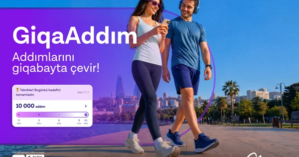 Azercell дарит гигабайты за пройденные шаги в рамках кампании “GiqaAddım”