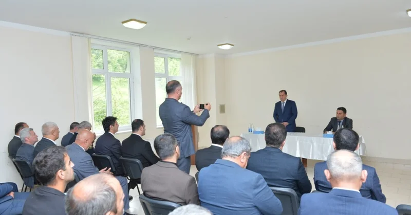 Taleh Qaraşov dağ kəndlərində qəbul keçirib Müraciətləri dinləyib (FOTOLAR)