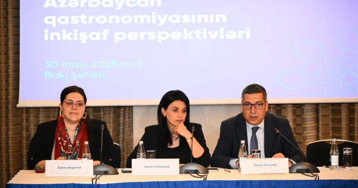 Azərbaycan qastronomiyasının inkişaf perspektivləri mövzusunda təqdimat keçirilib FOTOLAR