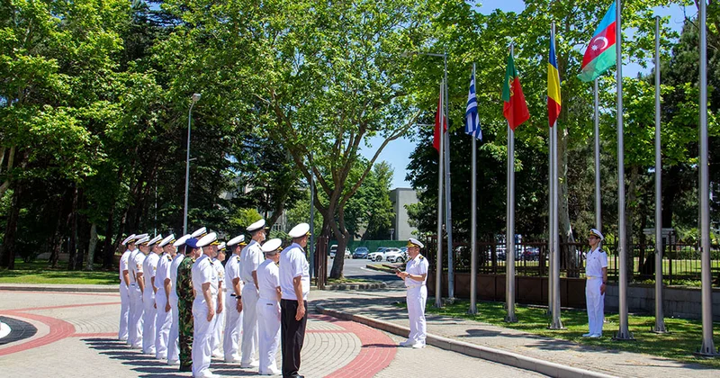 NATO Mərkəzində bayrağımız qaldırıldı FOTO