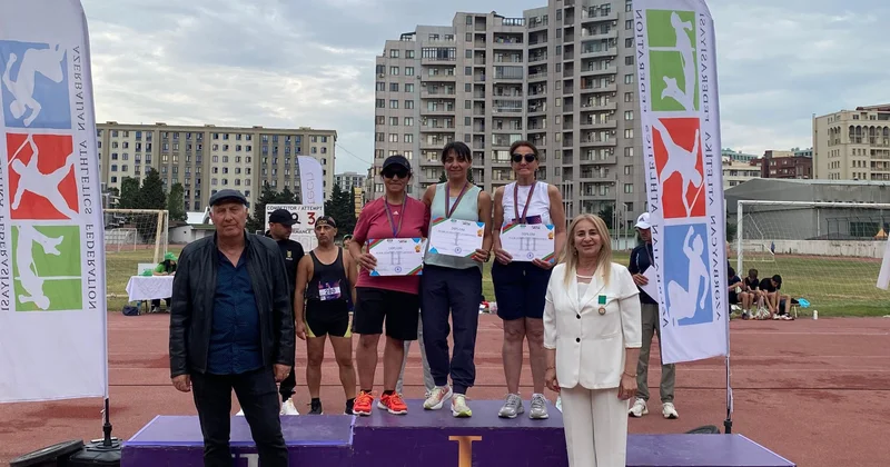 Atletika çempionatına yekun vurulub FOTO