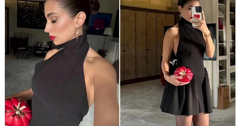 Sosial media fenomeni pomidora bənzəyən 152 000 lik çantası ilə gündəm oldu FOTO