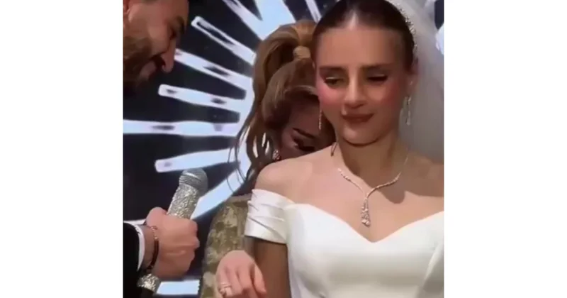 Toyda gəlin çətin anlar yaşadı Köməyinə Aygün Kazımova ÇATDI VİDEO