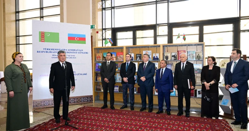 Türkmənistan Dövlət Kitabxanasında Azərbaycan ədəbiyyatı guşəsi açılıb