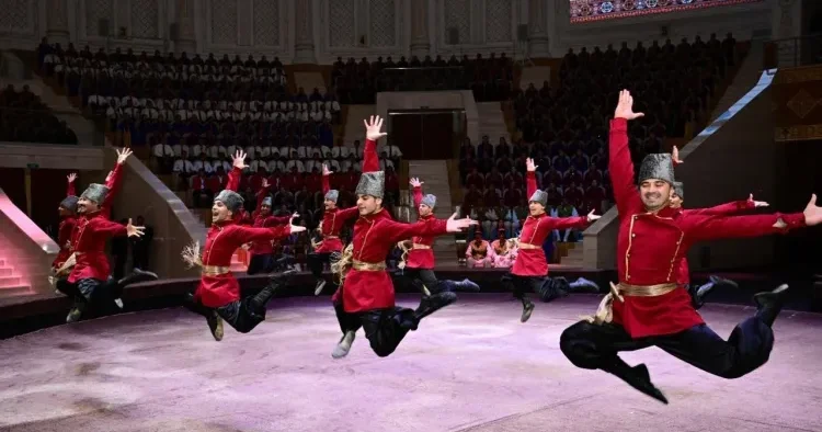 Azərbaycan və Türkmənistan Dövlət Rəqs ansambllarının birgə konserti keçirildi FOTO