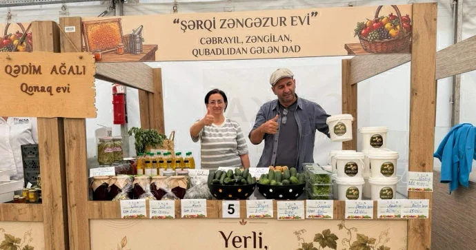 Şərgi Zəngəzur məhsulları Bakıda FOTO VİDEO