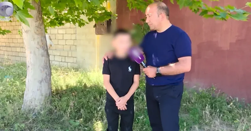Sarayda müəllimi tərəfindən döyüldüyü deyilən şagird danışdı VİDEO