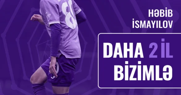 “Şamaxı” klubu futbolçu Həbib İsmayılovla əməkdaşlığını yeniləyib