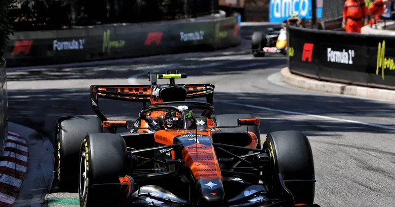 Lando Norris Monakoda mübarizəni dayandırdı