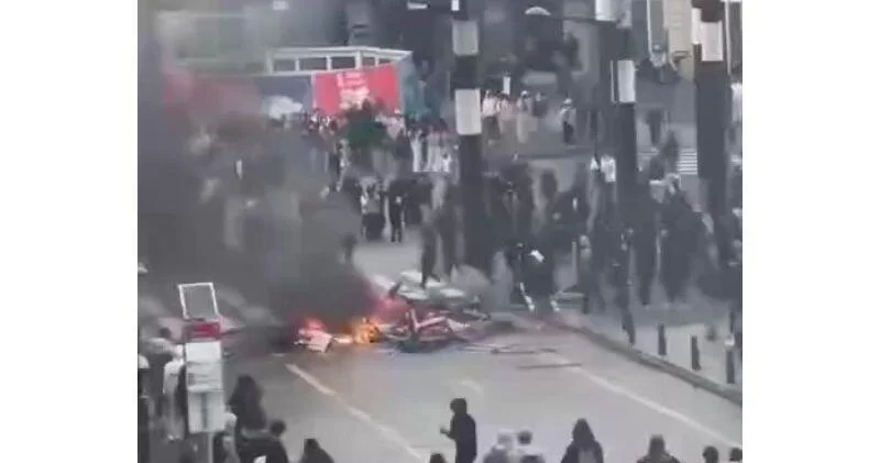 В столице Бельгии и ЕС резко усилились беспорядки ВИДЕО