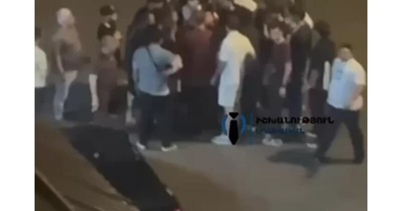 Массовая драка в Ереване ВИДЕО