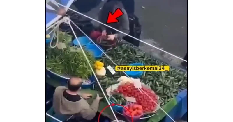 Fiziki məhdudiyyətli satıcı görün tərəzidə necə ALDADIR: 3500 cərimə olundu VİDEO