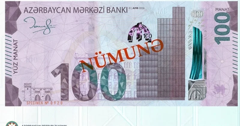 Yeni 100 lüklər belə olacaq FOTO
