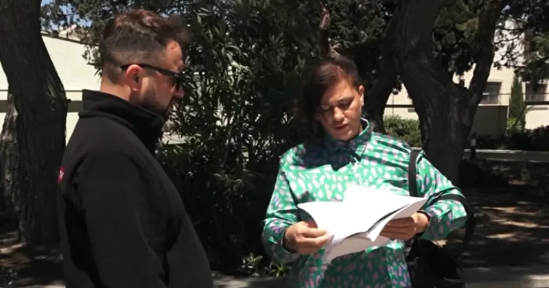Qohumlar arasında ev münaqişəsi böyüyərək qalmaqala çevrildi VİDEO
