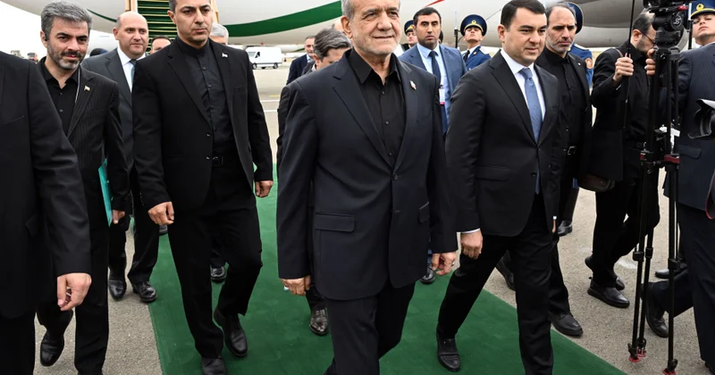 İran Prezidenti Məsud Pezeşkian Azərbaycana səfərə gəlib