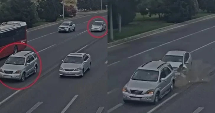 Авария на аэропортовском шоссе в Баку: неисправный автомобиль стал причиной ДТП
