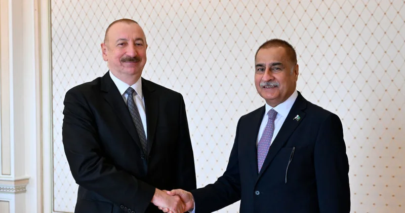 Prezident Pakistanlı siyasətçi ilə görüşdü
