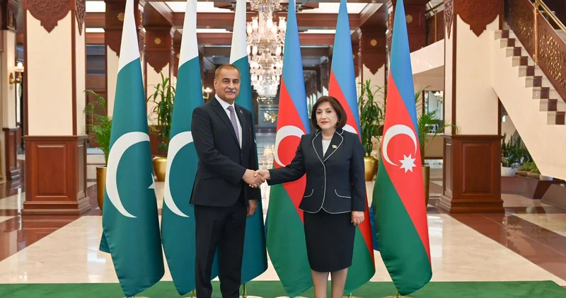 Milli Məclis və Pakistan Milli Assambleyasının sədrlərinin görüşü olub