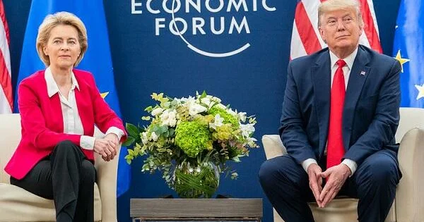 Tramp Leyenlə “ticarət savaşını” müzakirə etdi