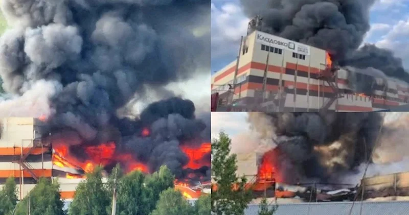 Rusiyada güclü YANĞIN