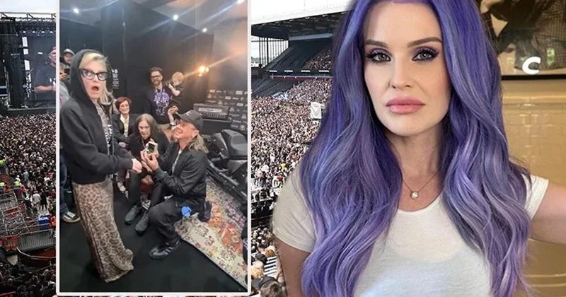 Atasının vida konsertində evlilik təklifi aldı FOTO