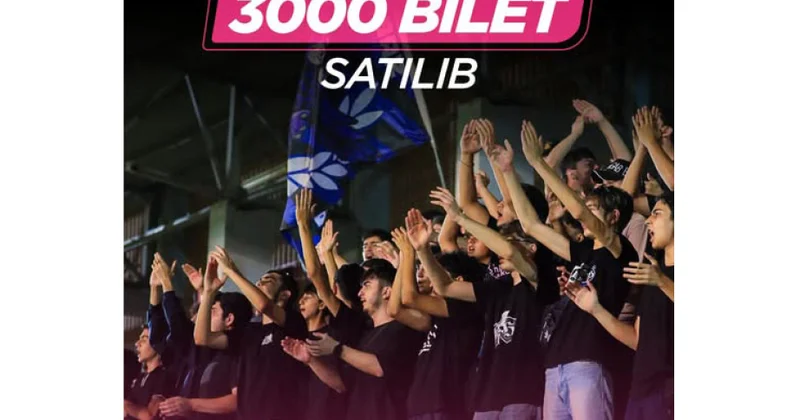 Avropa Liqası: “Sabah” “Selye” oyununa satılan bilet sayı açıqlanıb