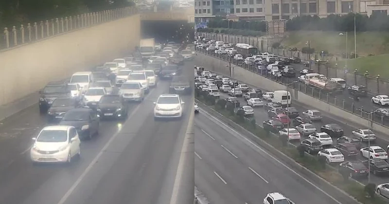 Metronun 20 Yanvar stansiyası istiqamətində QƏZA: Sıxlıq yarandı