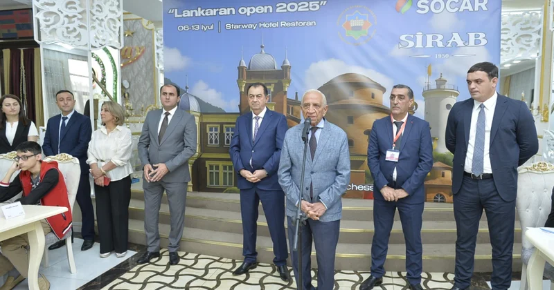 Şahmat üzrə “Lankaran Open” festivalının açılış mərasimi olub