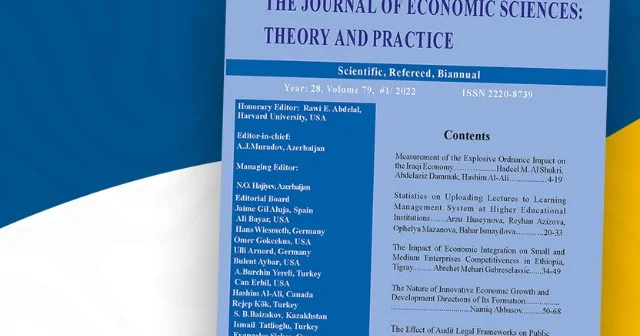 İqtisadiyyat elmi üzrə ilk: UNEC jurnalı SCOPUS da