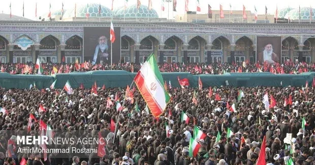 Qum şəhərindəki Cəmkəran məscidində izdihamlı vida mərasimi keçirildi