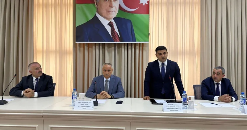 YAP Qusar rayon təşkilatının yeni sədri ictimaiyyətə təqdim olundu FOTO