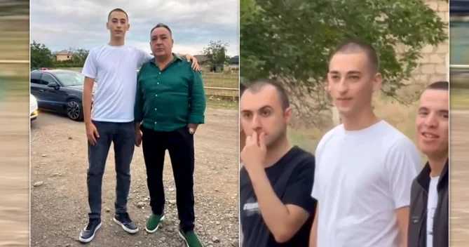Elxan Yunis tələbə oğlunu hərbi xidmətə yola saldı