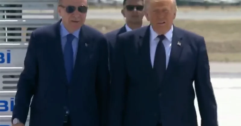 Trampla Ərdoğan bir arada, şəxsən qarşıladı