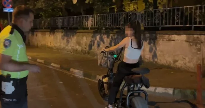 Sərxoş halda elektrikli velosiped idarə etdi CƏRİMƏLƏNDİ