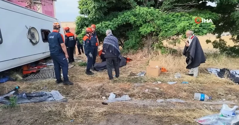 Türkiyədə ağır qəza: Avtobus aşdı 1 ölü, 40 yaralı var VİDEO