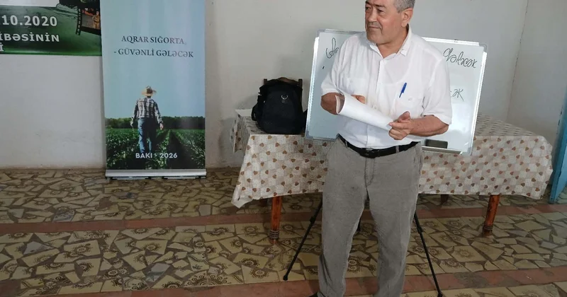 Beyləqanın Əlinəzərli kəndində fermerlər üçün aqrar sığorta təlimi keçirilib FOTOLAR