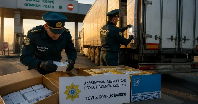 Qırmızı Körpü gömrük postunda qaçaqmalçılıq cəhdinin qarşısı alındı