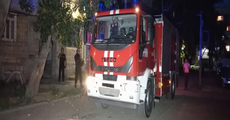 Gəncədə yataqxanada baş verən yanğın söndürülüb YENİLƏNİB