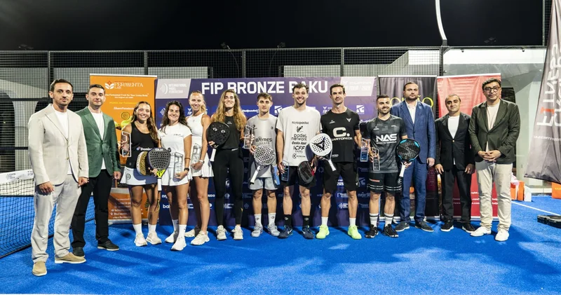 На побережье Каспия прошел международный турнир по паделу FIP Bronze Baku II