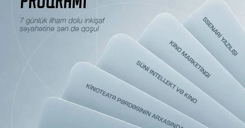 Стартует программа по развитию креативного кино в Азербайджане