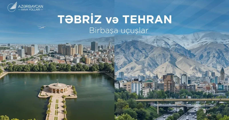AZAL İranın iki şəhərinə uçuşlara başlayır