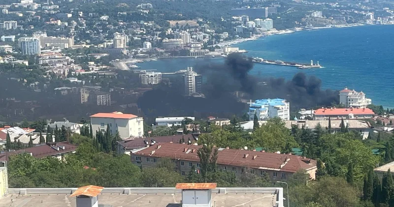 Ukrayna dəniz dronları Yaltadakı limana hücum edib