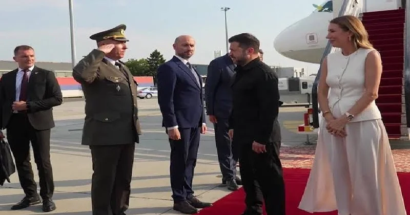 Zelenskinin Serbiyaya ilk səfəri: Vuçiçlə kritik danışıqlar