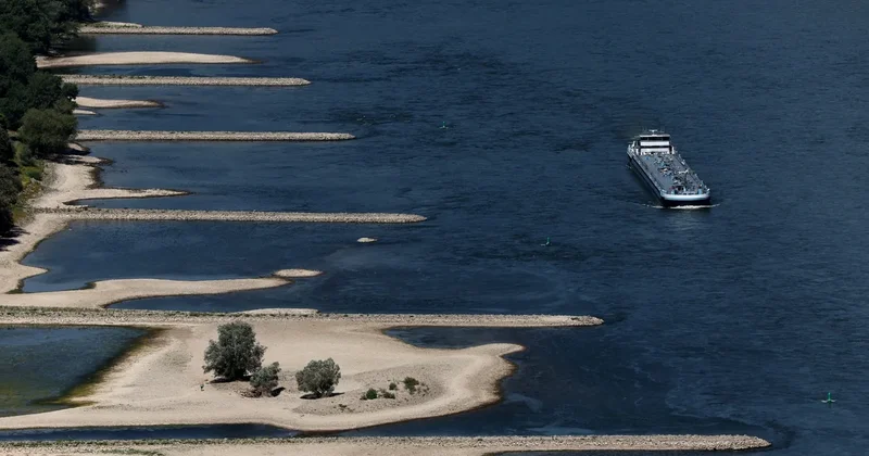 Германия вводит чрезвычайные меры в экономике из за низкого уровня воды в реках
